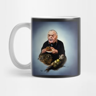 Ernest Borgnine eating a vole Mug